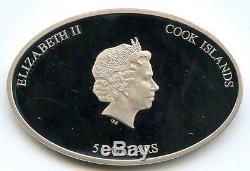Titanic 2012 Coin & Coal. 925 Silver $5 Cook Islands 100th Anniversary AJ531