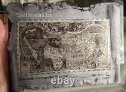 Tough Get! 2018 Cook Islands Waldseemuller Silver 1oz. Map! 1 of 1500