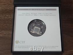 Truck King Of The Road 2022 $10 2 Oz Pure Silver Black Proof Coin -cook Islands