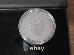 Truck King Of The Road 2022 $10 2 Oz Pure Silver Black Proof Coin -cook Islands