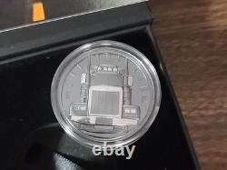 Truck King Of The Road 2022 $10 2 Oz Pure Silver Black Proof Coin -cook Islands