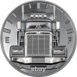 Truck king of the road 2 oz silver coin Cook Islands 2022