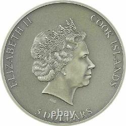 UNTRAPPED 1 Oz Silver Coin 5$ Cook Islands 2022