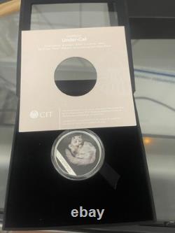 Under Cat 1 oz proof silver coin Cook Islands 2024 with the box