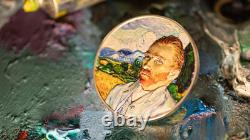 VINCENT VAN GOGH Masters of Art 2 oz Silver Coin 2022 COOK ISLANDS $10 Dollars