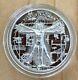 VITRUVIAN MAN X-ray 1 Oz Silver Coin $5 Cook Islands 2021 Mintage 999 BOX COA