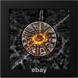 Ville De Nuit Paris 2026 $20 3 oz Silver Black Proof Coin Cook Islands CIT