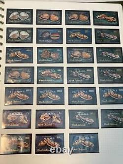 Vintage 1970s COOK ISLANDS All Mint NH 590 Stamp Collection Stanley Gibbons
