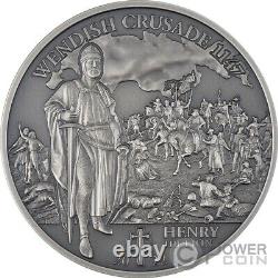 WENDISH CRUSADE 1 Oz Silver Coin 5$ Cook Islands 2022
