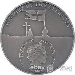 WENDISH CRUSADE 1 Oz Silver Coin 5$ Cook Islands 2022