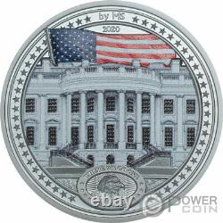 WHITE HOUSE PF70 By Miles Standish 1 Oz Silver Coin 5$ Cook Islands 2020