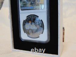 WHITE HOUSE Ultra Cameo PF70 Miles Standish 1 Oz Silver Coin Cook Islands 2020