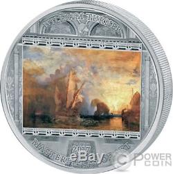 WILLIAM TURNER ULYSSES Masterpieces Art 3 Oz Silver Coin 20$ Cook Islands 2017