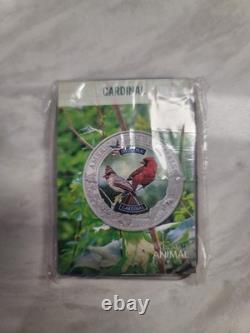 WPCoins 2022 Cook Islands US State Animal Series $5 Indiana Cardinal NGC MS70