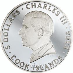 Wrath 1 oz silver proof coin Cook Islands 2025