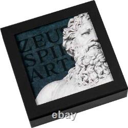 ZEUS FATHER OF THE GODS 2022 3 oz Silver Gilded Smartminting Coin Cook Islands