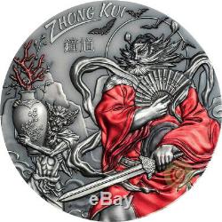 ZHONG KUI Asian mythology series Cook Islands 3 Oz Silver Coin PRESALE